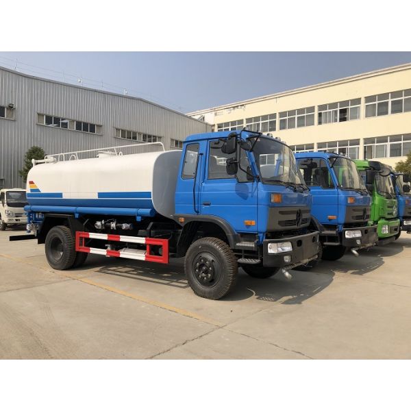 Dongfeng 10 Tons Water Bowser Truck , 170hp 10000L Water Tanker Truck