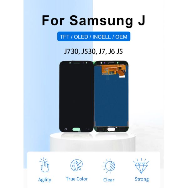 Replacement Cell Phone LCD Display For Samsung Galaxy J730 J7 PRO Anti Scratch