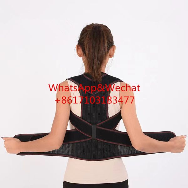 Men and Women Black Color Toracal lumbar Corest Back Posture Corrector Support