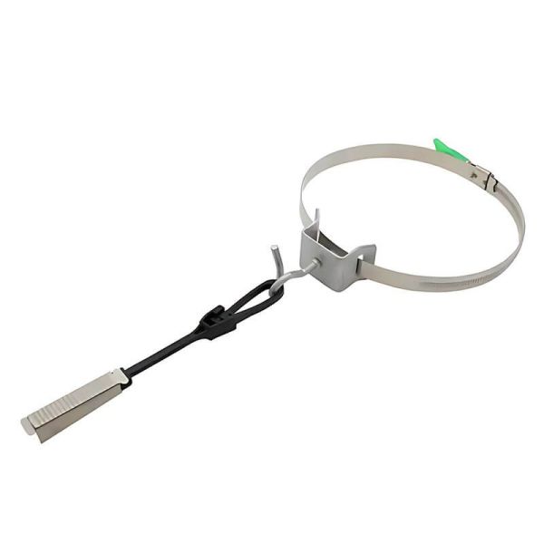 Fiber Drop Wire Suspension Clamp Flat Wedge shaped securing Galvanised