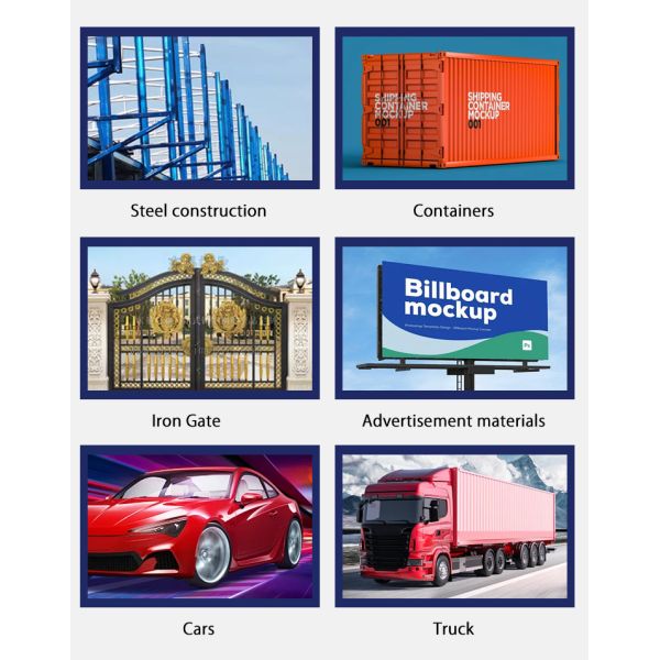 Metallic Epoxy Anti Scratch Coating 1K Car Paint For Automotive Frame Mixing Automotive Paint Car Body Paint