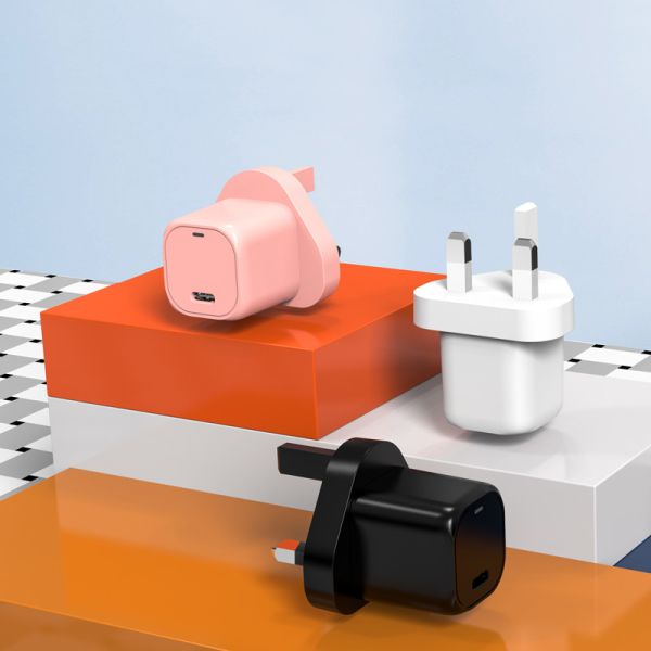 33W Apple GaN Charger Colourful White Black Green Pink Yellow