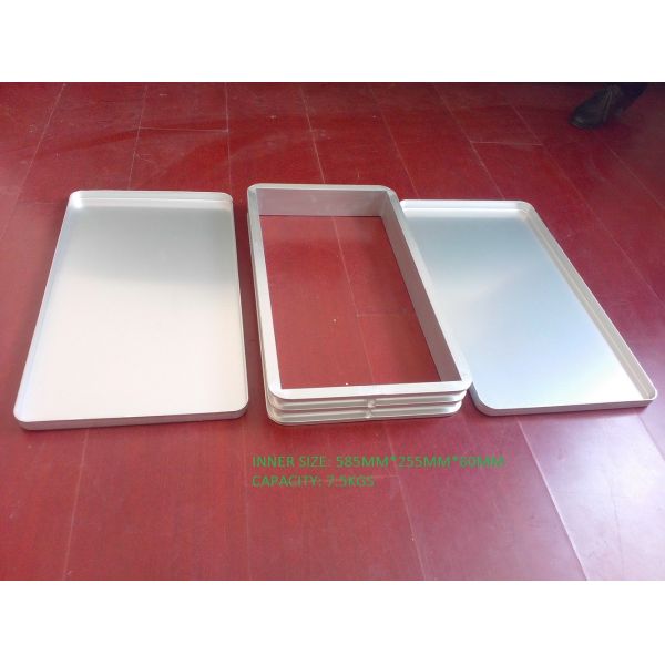 High quality 7.5kgs frozen shrimp use aluminum fast freezing frame tray