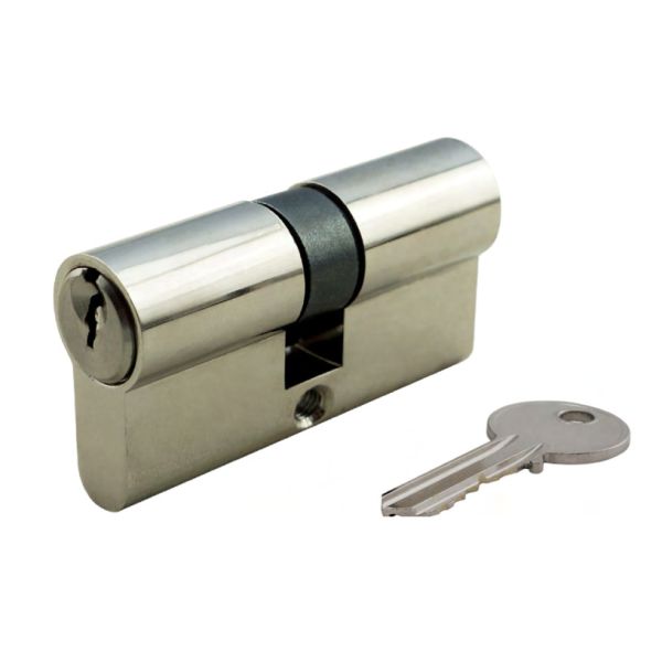Aluminium Euro Profile Mortice Lock Cylinder Nickle Economic EN1303