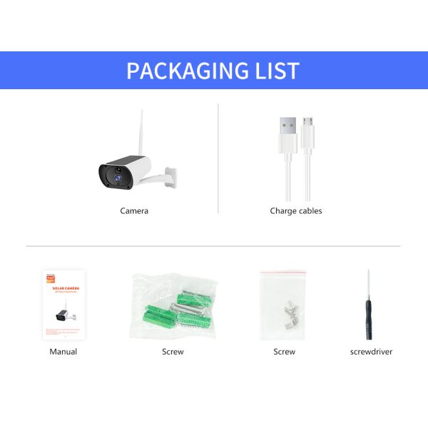 Tuya App TCP CMOS 4G Wifi Security Camera 850nm Burglar Alarm Systems