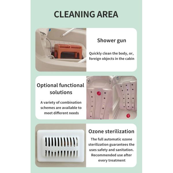 Waterproof Ozone Therapy Capsule Herbal Steam Bath Spa Treatment