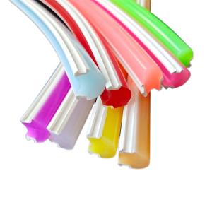 China Pure Silicone Split Flexible DC12V LED Neon Strip for Neon Sign Silicone Rubber Led Strips 12v wholesale