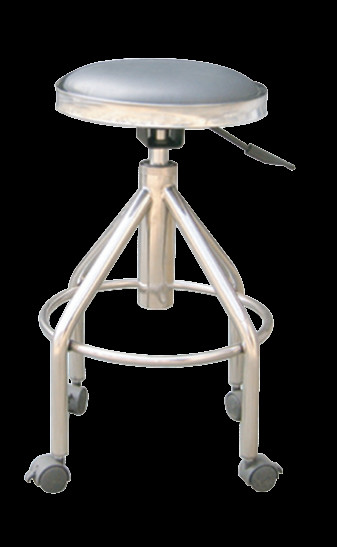 Quality Portable Surgeon Stool , Doctors Rolling Stool Screw Adjustment Lifting With Four Castors for sale