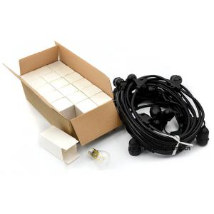 Buy cheap 15m 15PCS Bulbs Weatherproof S14 LED String Lights for Patio Courtyard Porch from wholesalers