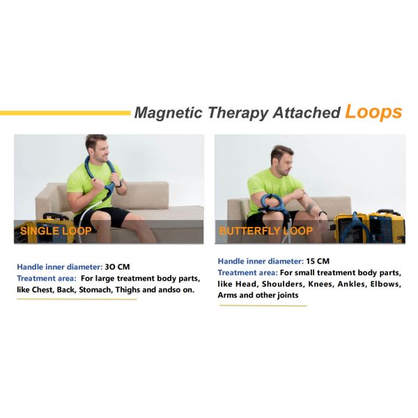 PMST Loop Pulsed Magnetic Therapy Machine With Butterfly Loop For Relieves Pain