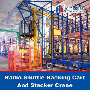 China Radio Shuttle Rack Cart And Stacker Crane For Automatic Storage And Retrieval System ASRS Warehouse Storage Racking wholesale