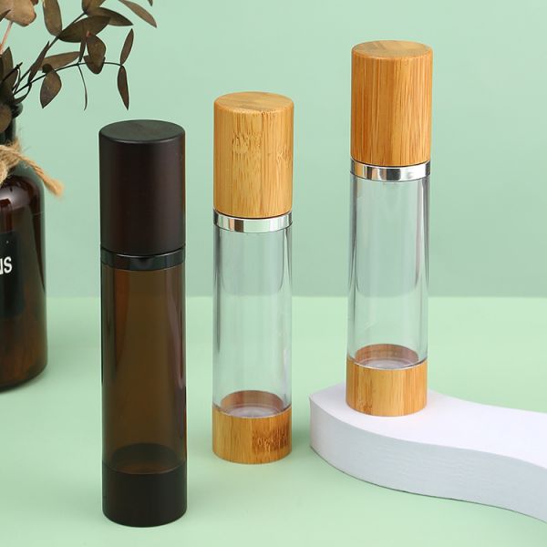 15g 30g 50g 100g Cosmetic Airless Pump Jar Luxury Personal Care Cream Airless Jar Plastic Airless Bottle Jar Refillable