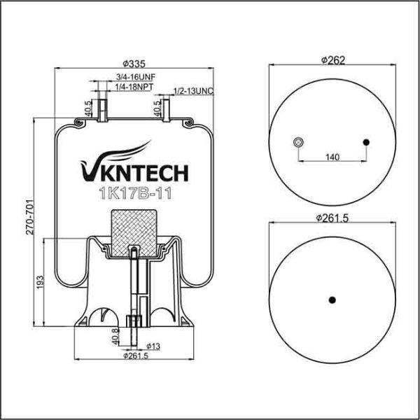 Firestone W01-M58-8749 Goodyear 1R13-153 Air Spring Ready To Ship Holland (Neway) 90557168 (AR250-12,16,17) Trailer