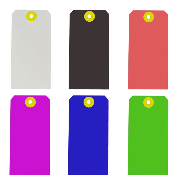 Custom Waterproof Blank Shipping Tag Synthetic Paper Hang Tags.