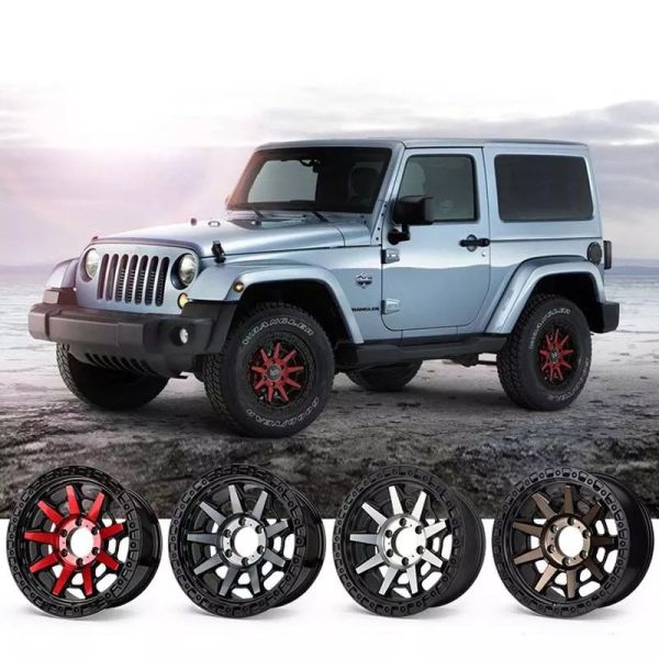 Wholesale Hot Sale Concave Design 17x9 6x139.7 5X127 4X4 Off road Off-road Wheels rims for enkei bbs rays
