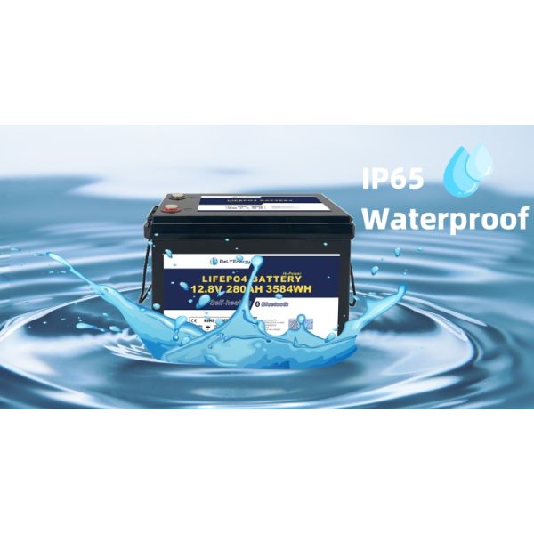 Customization 5000 Cycles Bluetooth Connectivity 12V 280Ah LiFePO4 Battery Pack