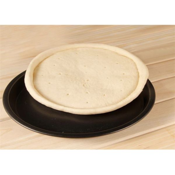 Quality 6 Inch Black 152x144x25mm Round Pizza Baking Tray  152x144x41mm for sale