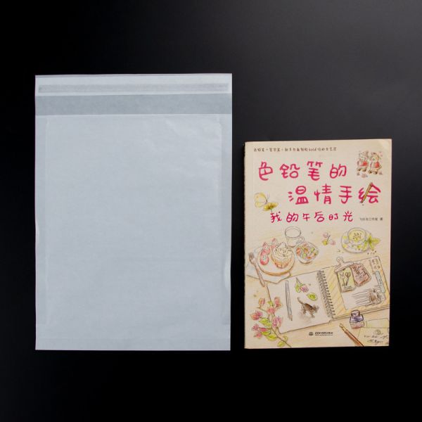 Custom Printed Biodegradable Recycled Glassine Paper Bag Craft Paper Gift Bags Wax For Packaging