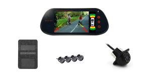 China Full Touch Vehicle Backup Sensors 2 Ways Video Input Back Vision Parking System wholesale