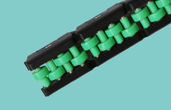 ZY-SG-016 INTERMEDIARY ROLLER GUIDE ROLLER GUARDS STAINLESS STEEL PROFILES CONVEYOR SPARE PARTS