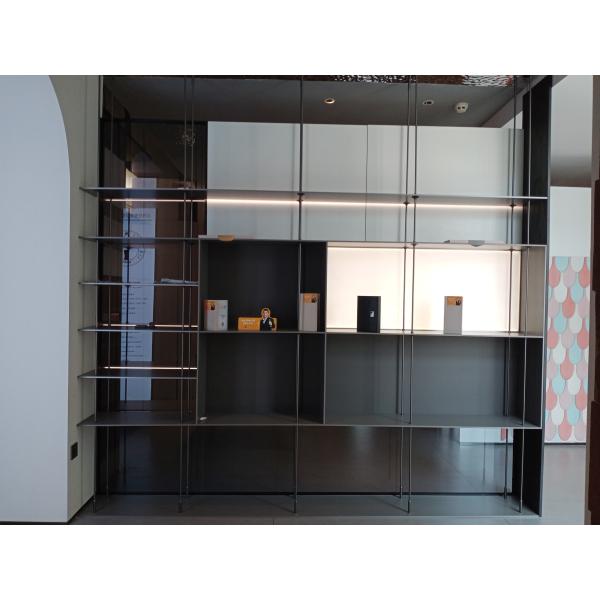 Black Aluminum Metal Rack Storage Shelf Floating Shelves For Living Room