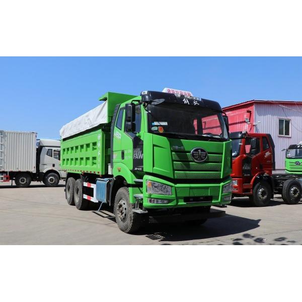 1800rpm FAW Jiefang J6P Used Tipper Dumper Trucks State VI