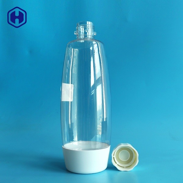 Screw Lid Empty Clear Plastic Bottles Reusable Plastic Liquid Container