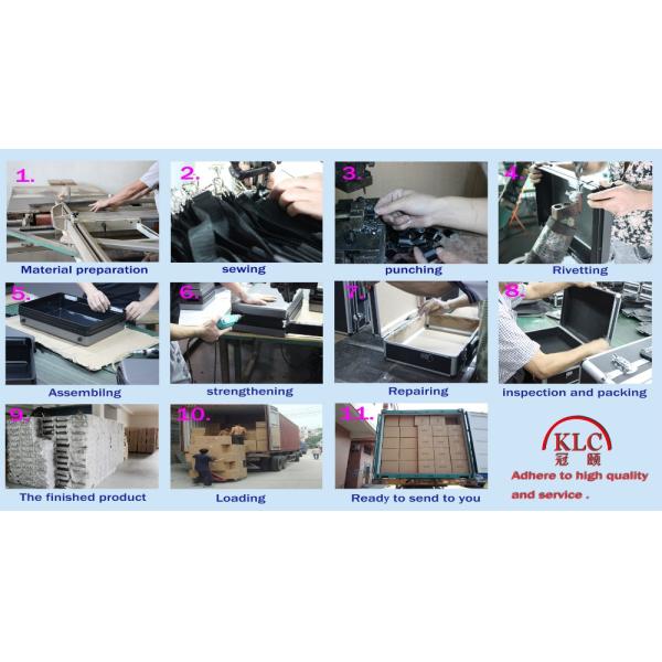 Adjustable Aluminum Makeup Vanity Case , Makeup Storage Organizer Box