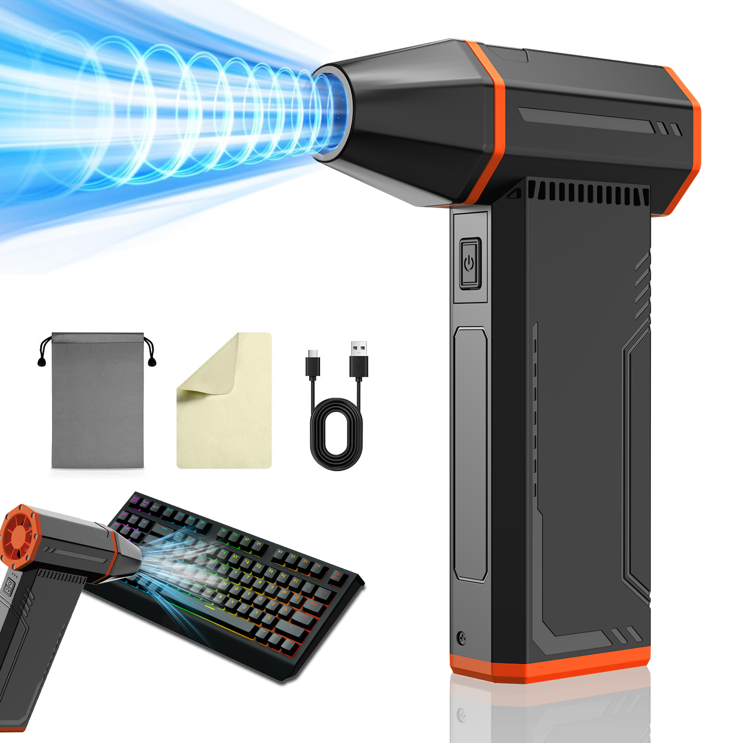 Buy cheap Portable Mini Violent Fan Professional Grade Turbo Fan Brushless Motor Cordless from wholesalers