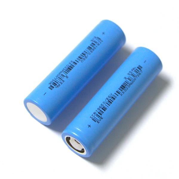 EVE 3.6v 2550mAH Lithium Battery Cells 18650 1000 Times For Electric Bike