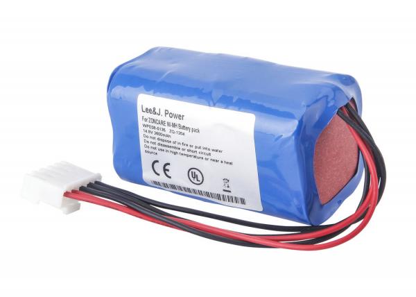 Quality For Zoncare ZQ-1204 / ZQ-1206 ECG 14.4 V Lithium Ion Battery Pack 12 Months Warranty for sale