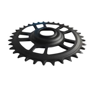 Black Matt Aluminum Extrusion Profiles Powder Coating Automotive Parts