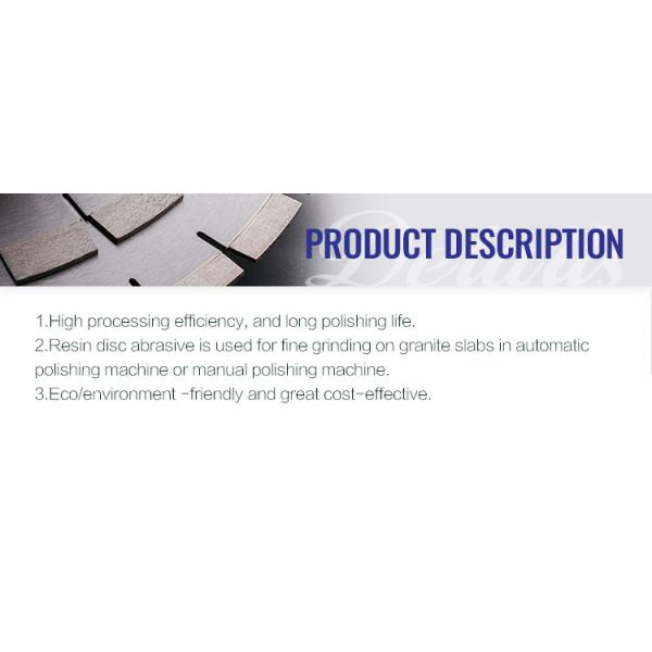 Customized Colors 200mm 8inch Diamond Grinding Disc For Granite Stone Resin Bond Abrasive