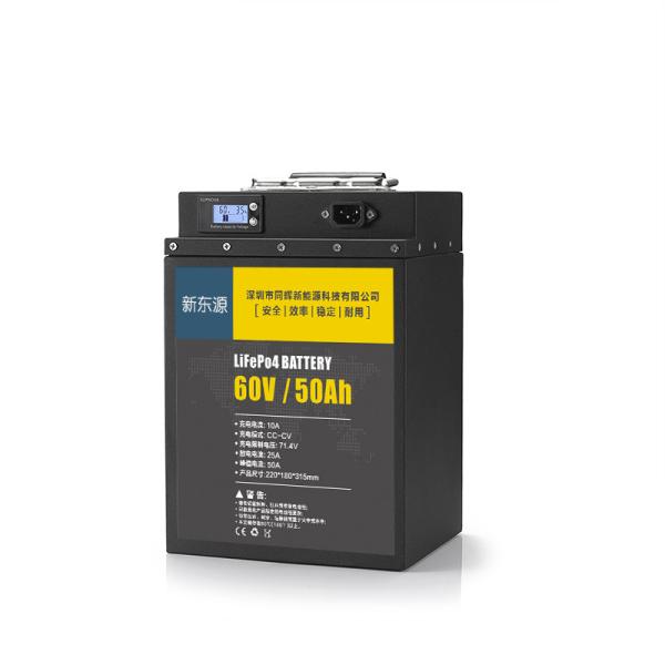 60V 50Ah Electric Vehicle Lifepo4 Battery Pack Rechargeable