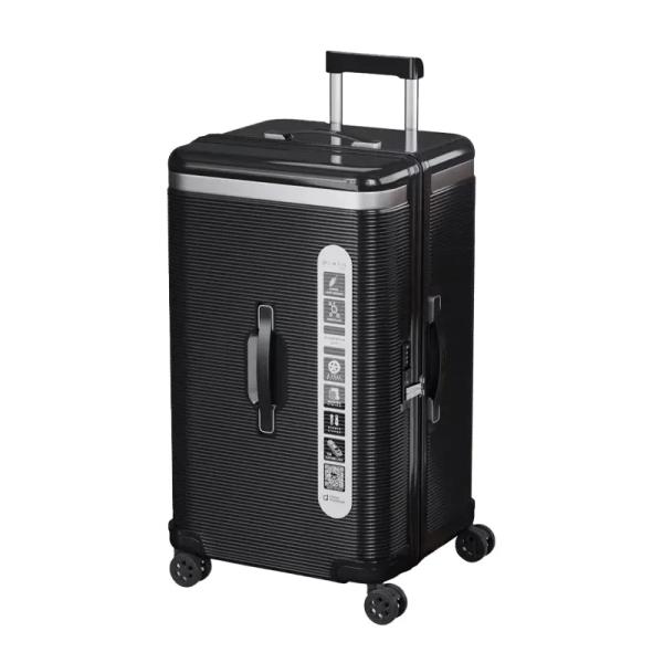 Design Fashion Travel Bags Luxury 20 Inch PC 4 Spinner Carry-On Luggage with Silent Wheels and Front Open Feature TSA Lock