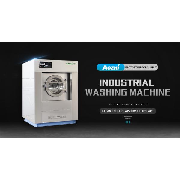 2025 Hot Sale Durable Fully Automatic 20kg Washer Extractor PLC Controller Real-time Monitoring High Efficiency Washing Machine