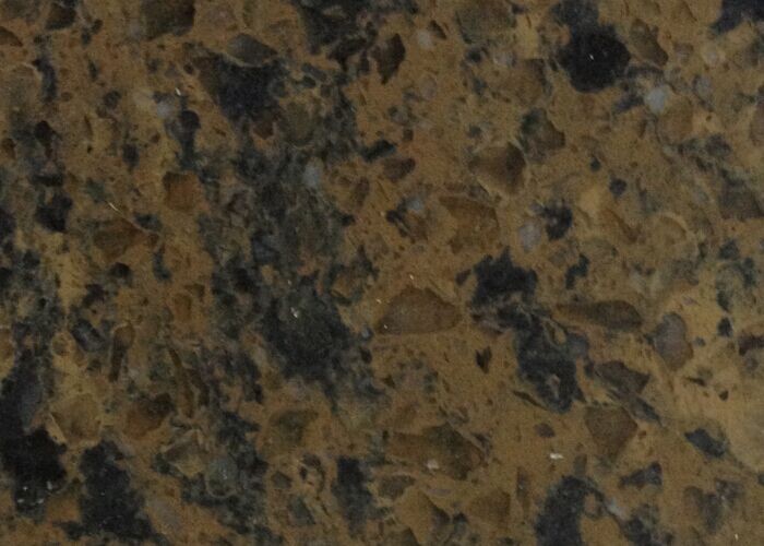 China Big Slab Engineered Vanity Tops Artificial Coffee Brown Quartz Italian Design Style wholesale