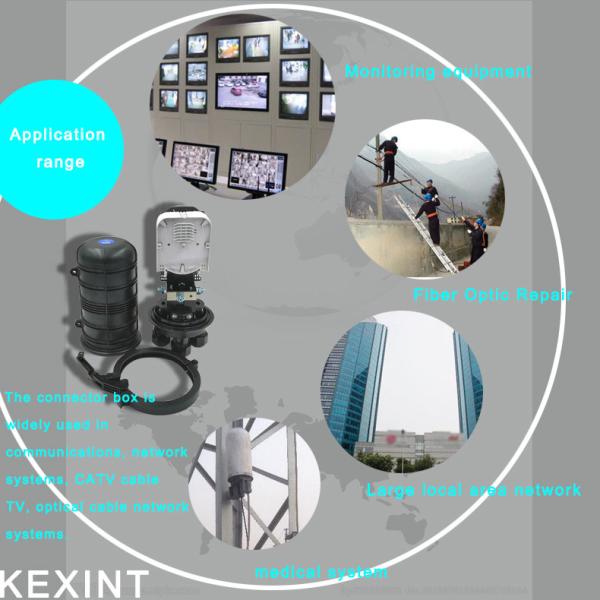 48 Cores Wall Mount Fiber Optic Joint Box Splice Closure Enclosure Outdoor FOSC MPP Mechanical