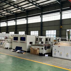 China 110kw 50-200mm Plastic Extrusion Panel Wall Ceiling Production Line PVC Panel Making Machine on sale