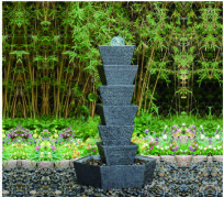 Shell Shape Outdoor Garden Water Fountains , Durable Granite Water Fountain