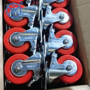 100mm Diameter 198LBS Capacity Swivel Medium Duty Casters With Covers