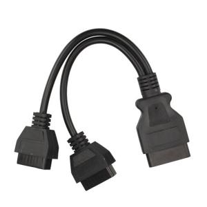 China ELM327 2 In 1 Converted Cable OBD2 Extension Cable on sale