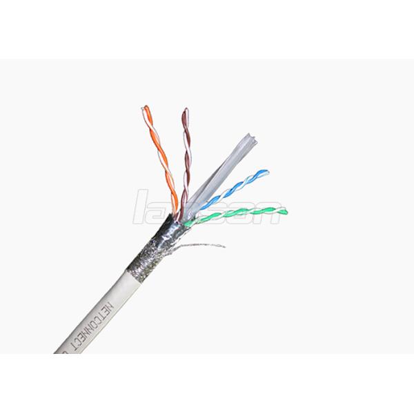 High Frequency Cat6 Lan Cable Pure Copper Fluke 350Mzh SFTP Cat6 Cable