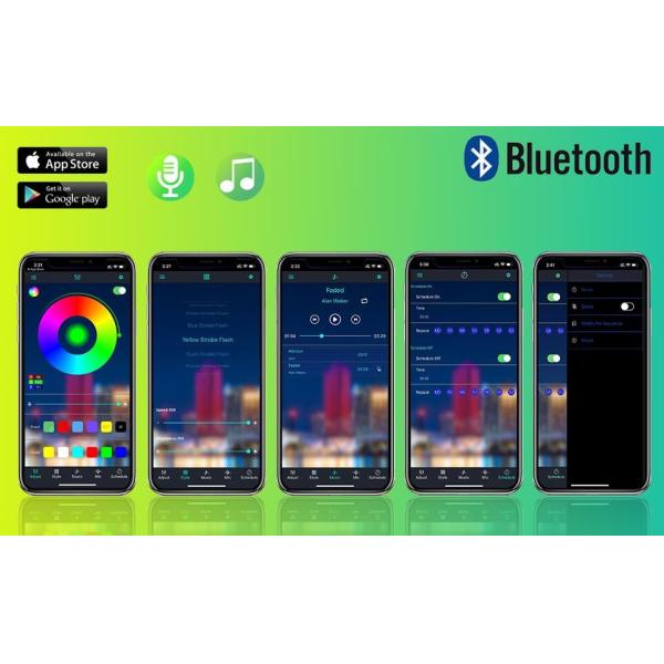 IP20 24W 5M Dreamcolor Music LED Strip Lights