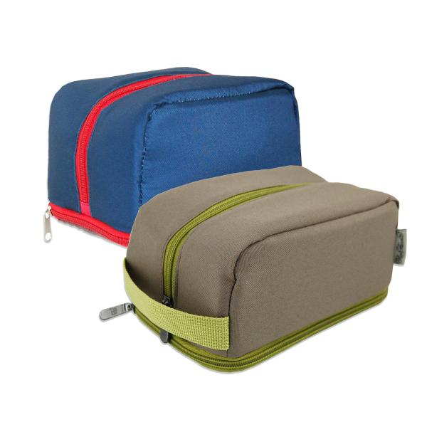 Toiletry Bag for Men & Women, Waterproof Toiletry Organizer For Travels, Travel Shower Bag with Mesh Pockets & Sturdy Ho