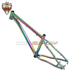 China Tapered 26 Hardtail Mountain Bike Frames PVD Anoxide Electric Plating on sale