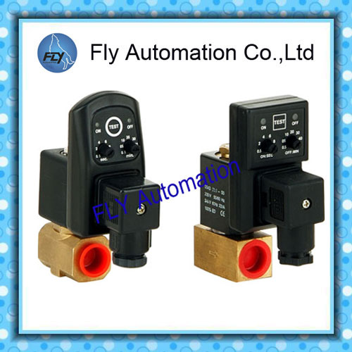 DV720 Timer controlled Pneumatic Solenoid Valves , Electrical Automatic Drain Valve