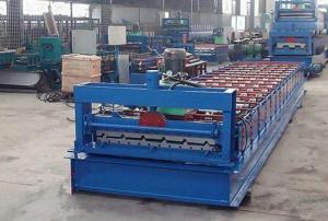 China 380V Metal Roof Forming Machine Build - In Energy Saving Frequency Converter wholesale
