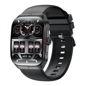 China Stylish Android Square Smartwatch With Breathing Training And Music Control wholesale