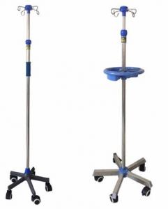 China Wholesale stainless steel hospital iv drip pole/ iv infusion pole/ Height Adjustable Hospital Iv Pole wholesale